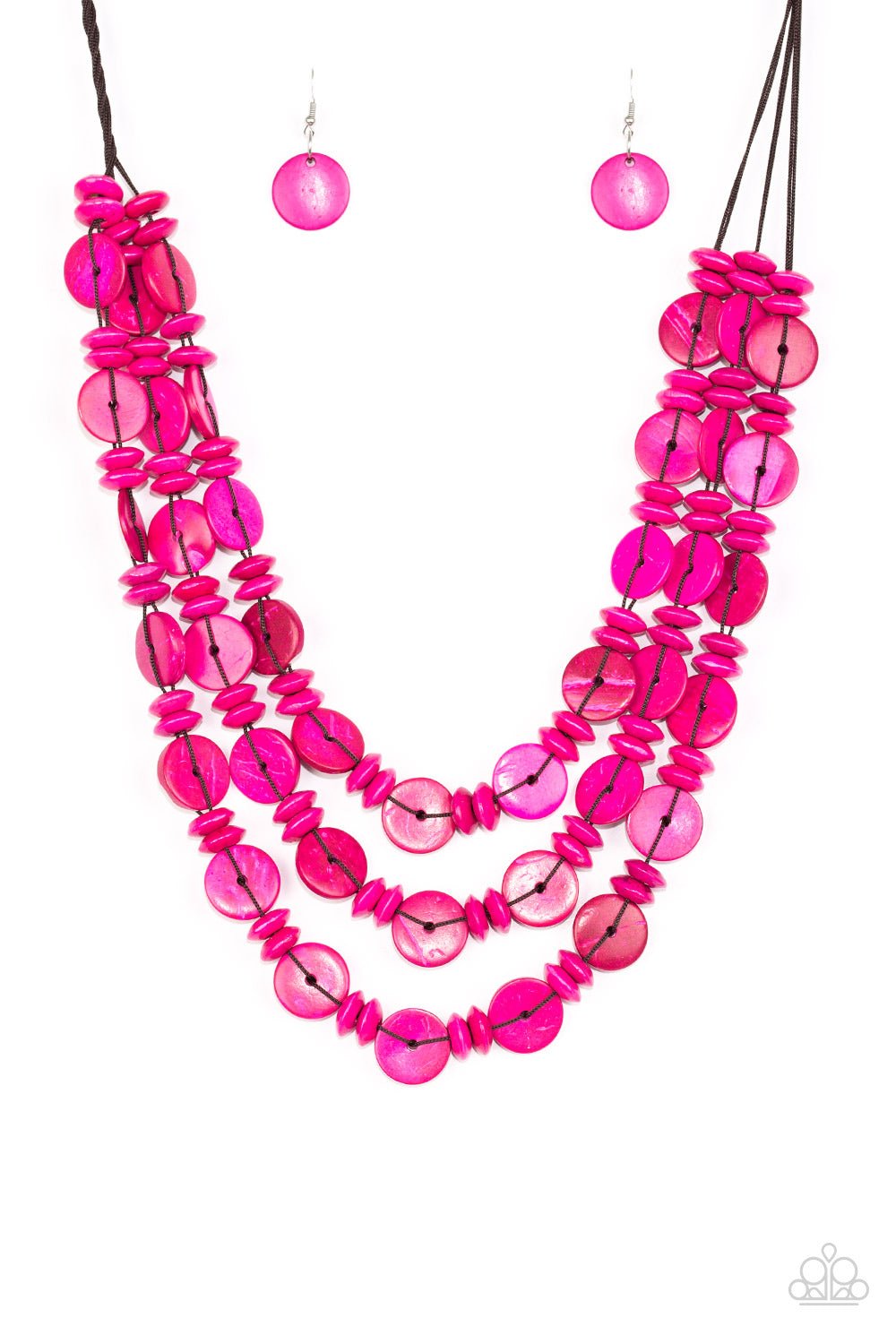 Paparazzi Accessories - Barbados Bopper - Pink