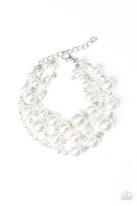 Paparazzi Accessories-Until The End Of TIMELESS - White