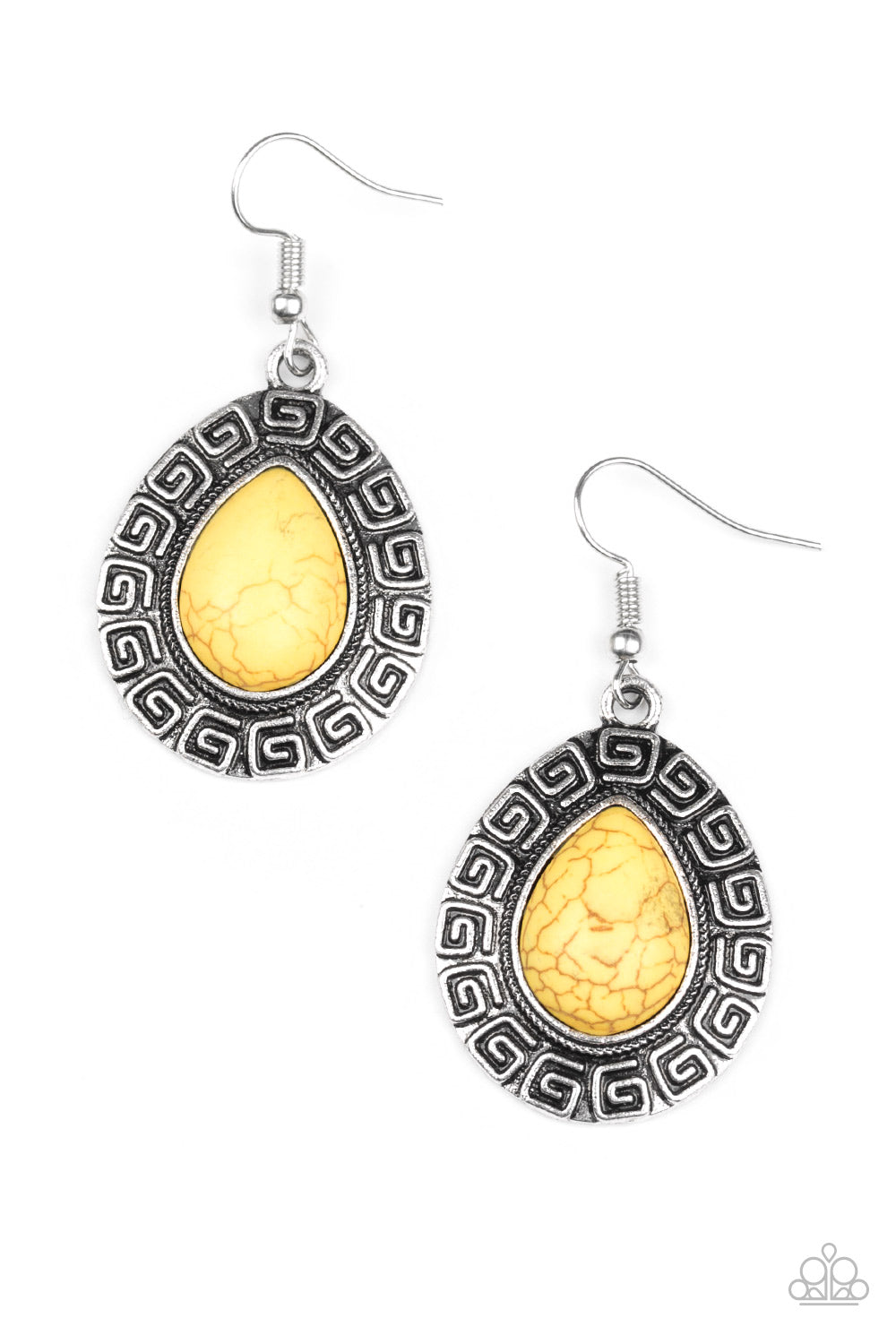 Paparazzi Accessories-Tribal Tango - Yellow