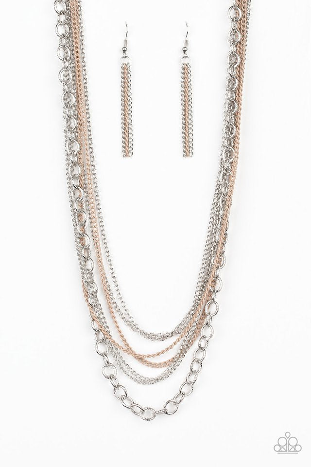 Paparazzi Accessories - Intensely Industrial - Brown