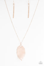 Load image into Gallery viewer, Paparazzi Accessories - Fall Foilage - Rose Gold
