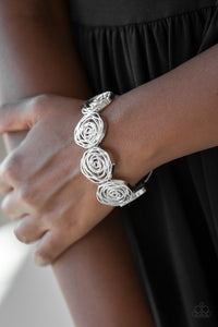 Paparazzi Accessories - Beat Around The ROSEBUSH - Silver