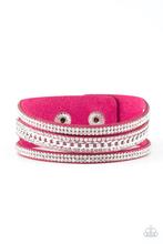 Paparazzi Accessories - Rollin' in Rhinestones - Pink