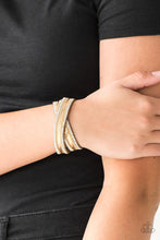 Load image into Gallery viewer, Paparazzi-Accessories-Rocker Rivalry - Gold
