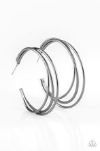 Load image into Gallery viewer, Paparazzi Accessories - Jumpin’ Through Hoops - Black
