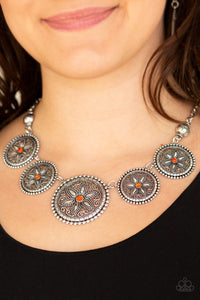 Paparazzi-Accessories-Written In The STAR LILIES - Orange