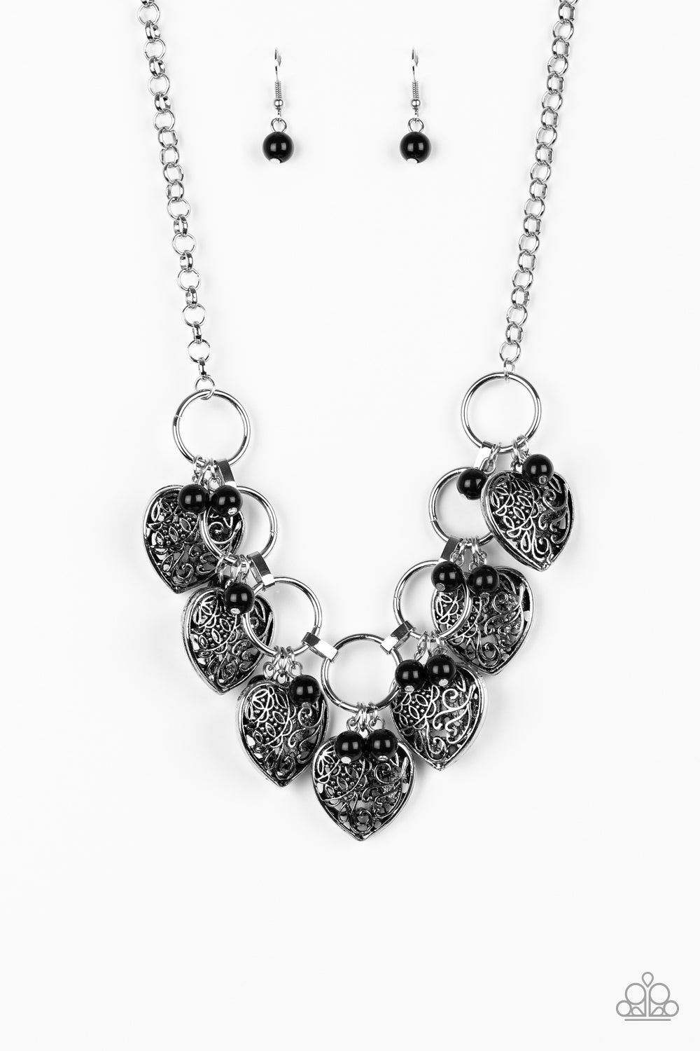 Paparazzi Accessories - Very Valentine - Black