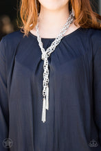 Load image into Gallery viewer, Paparazzi Accessories - SCARFed For Attention - Silver
