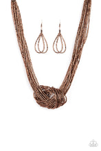 Load image into Gallery viewer, Paparazzi Accessories - Knotted Knockout - Copper
