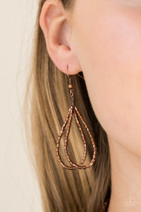 Paparazzi Accessories - Knotted Knockout - Copper