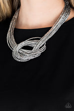 Load image into Gallery viewer, Paparazzi Accessories - Knotted Knockout - Silver
