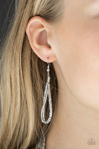 Paparazzi Accessories - Knotted Knockout - Silver