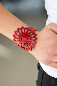 Paparazzi-Accessories-Wildly Wildflower - Red