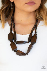 Paparazzi Accessories-Tropical Heat Wave-Brown