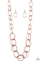 Load image into Gallery viewer, Paparazzi Accessories - Elegantly Ensnared - Copper
