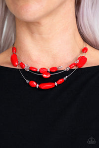 Paparazzi Accessories - Radiant Reflections - Red