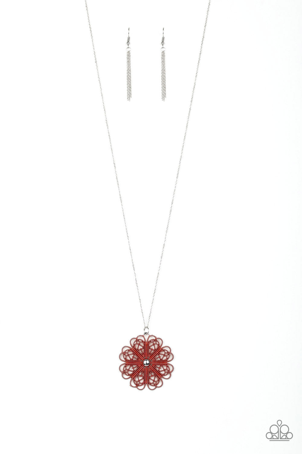 Paparazzi Accessories - Spin Your PINWHEELS - Red