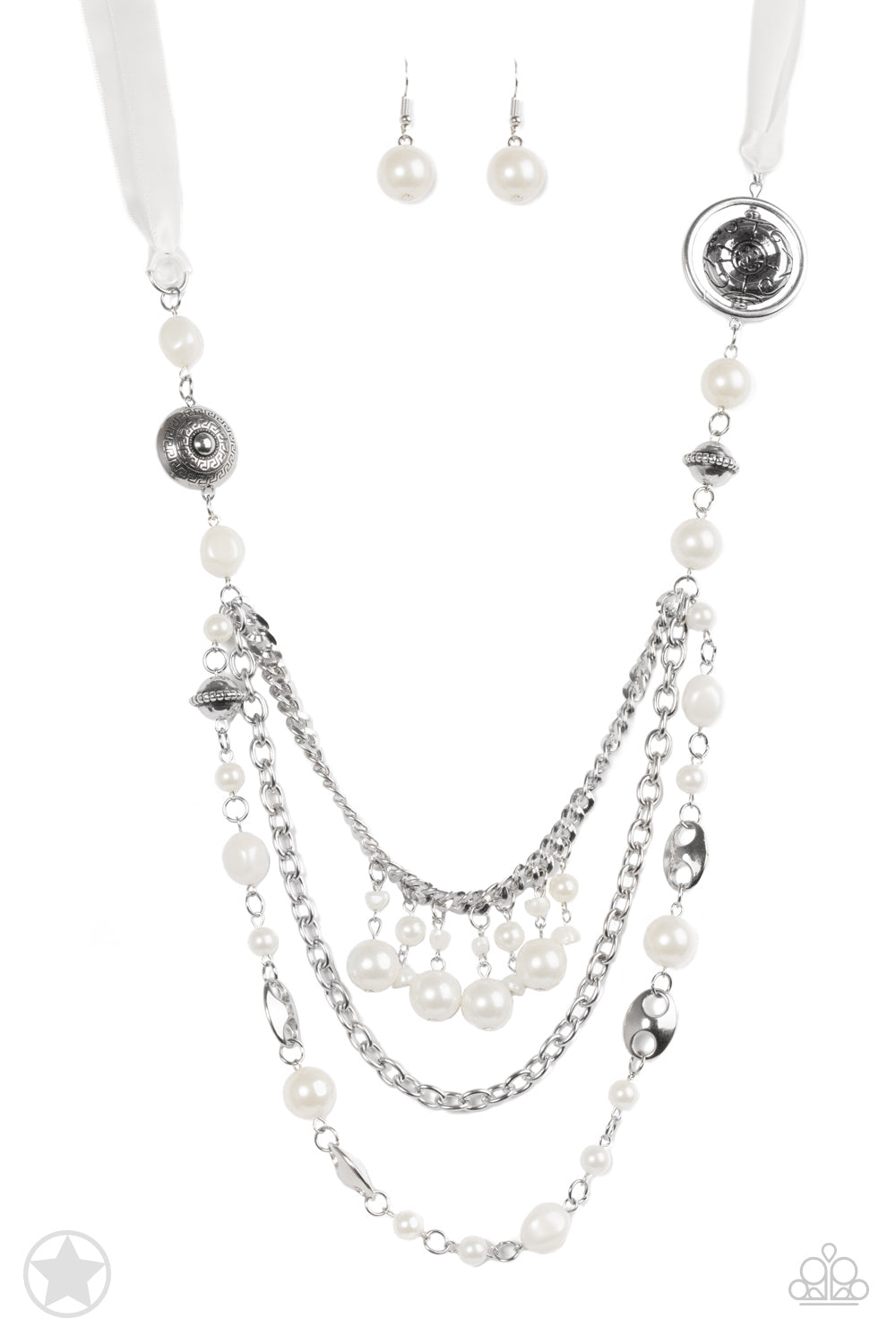 Paparazzi Accessories - All The Trimmings - Ivory