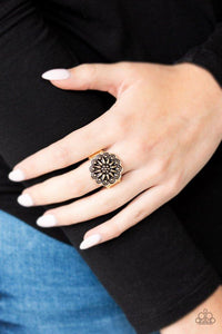 Paparazzi Accessories-Desert Sunflower-Gold