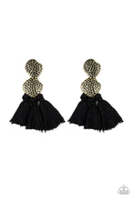 Load image into Gallery viewer, Paparazzi Accessories-Tenacious Tassel - Black
