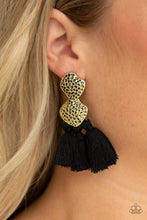 Load image into Gallery viewer, Paparazzi Accessories-Tenacious Tassel - Black
