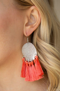 Paparazzi Accessories-Tassel Tribute - Orange