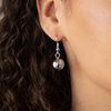 Paparazzi-Accessories-Vivid Vibes - White