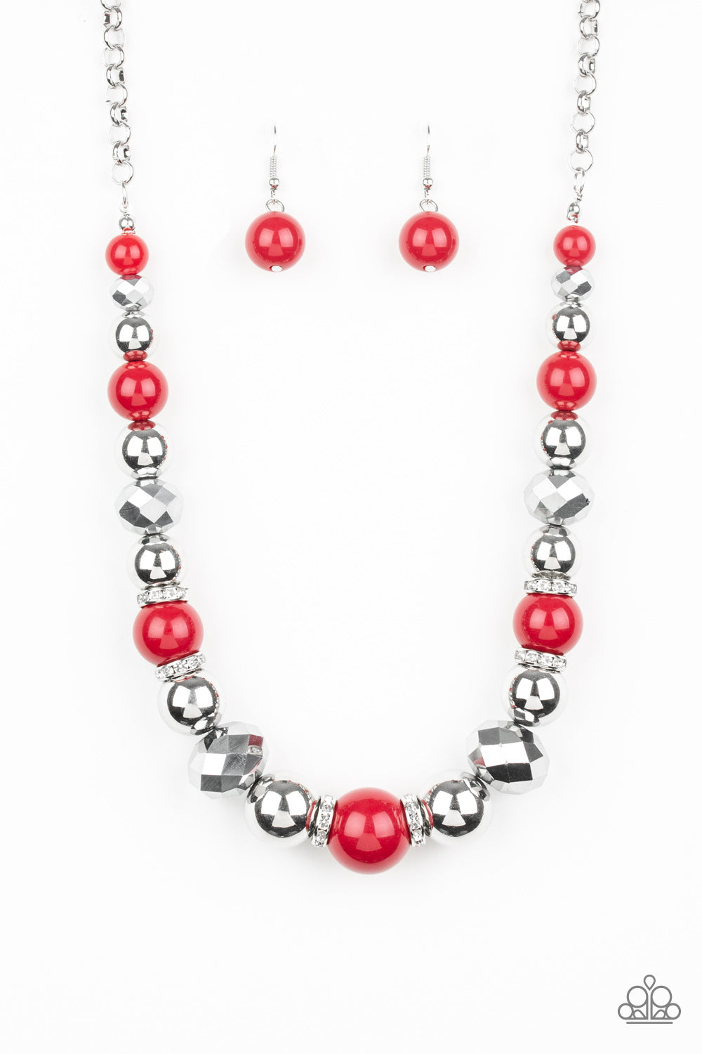 Paparazzi-Accessories-Weekend Party - Red