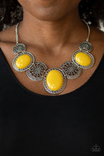 Load image into Gallery viewer, Paparazzi Accessories-The Medallion-aire - Yellow
