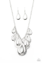 Load image into Gallery viewer, Paparazzi Accessories-Teardrop Tempest - Silver
