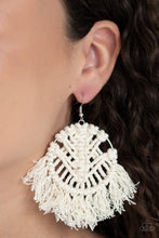 Load image into Gallery viewer, Paparazzi Accessories - All About MACRAME - White
