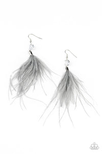 Paparazzi Accessories - Feathered Flamboyance - Silver