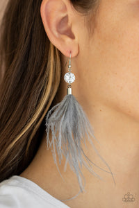 Paparazzi Accessories - Feathered Flamboyance - Silver