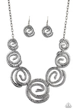 Load image into Gallery viewer, Paparazzi Accessories-Statement Swirl - Black
