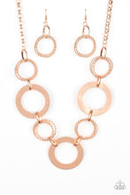 Load image into Gallery viewer, Paparazzi-Accessories-Ringed in Radiance - Copper
