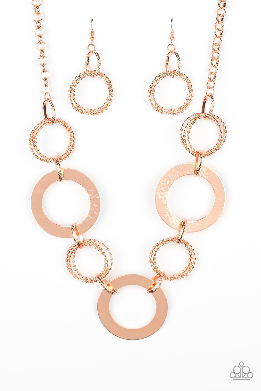 Paparazzi-Accessories-Ringed in Radiance - Copper