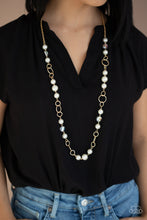 Load image into Gallery viewer, Paparazzi-Accessories-Prized Pearls - Gold
