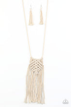 Load image into Gallery viewer, Paparazzi Accessories - Macrame Mantra - White
