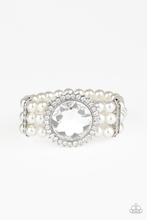 Paparazzi Accessories-Speechless Sparkle - White
