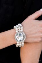Load image into Gallery viewer, Paparazzi Accessories-Speechless Sparkle - White
