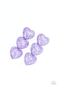 Paparazzi Accessories - Heart Full of Confetti - Purple