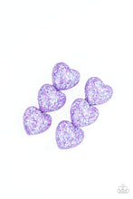 Load image into Gallery viewer, Paparazzi Accessories - Heart Full of Confetti - Purple
