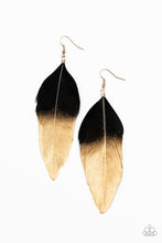 Load image into Gallery viewer, Paparazzi Accessories - Fleek Feathers - Black
