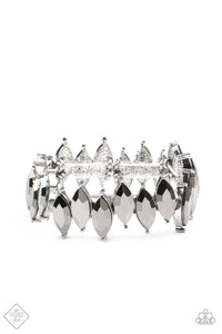 Paparazzi Accessories - Fiercely Fragmented - Silver