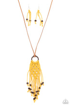 Load image into Gallery viewer, Paparazzi Accessories - Its Beyond MACRAME! - Yellow
