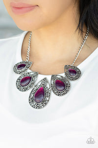 Paparazzi Accessories - Opal Auras - Purple