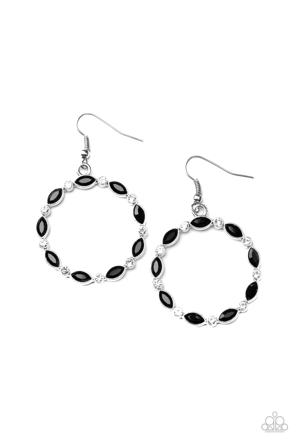 Paparazzi Accessories - Crystal Circlets - Black