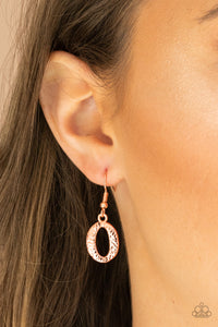 Paparazzi Accessories - OVAL The Limit - Copper