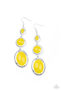 Paparazzi Accessories - Retro Reality - Yellow