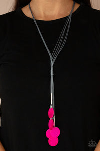 Paparazzi Accessories-Tidal Tassels-Pink